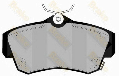 BRAKE ENGINEERING pa1330 -  Комплект тормозных колодок, дисковый тормоз